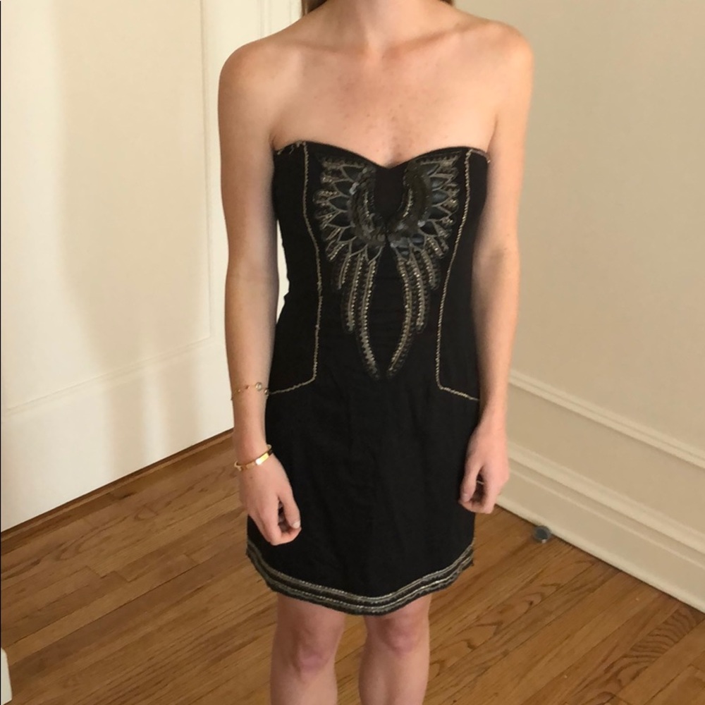 French Connection Strapless Mini Dress